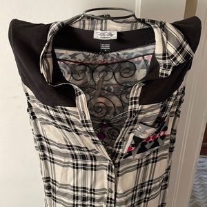 New with tags Tasha Polizzi long tunic vest